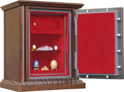 Сейф с отделкой деревом Safewood 2978T EL Flock Gold